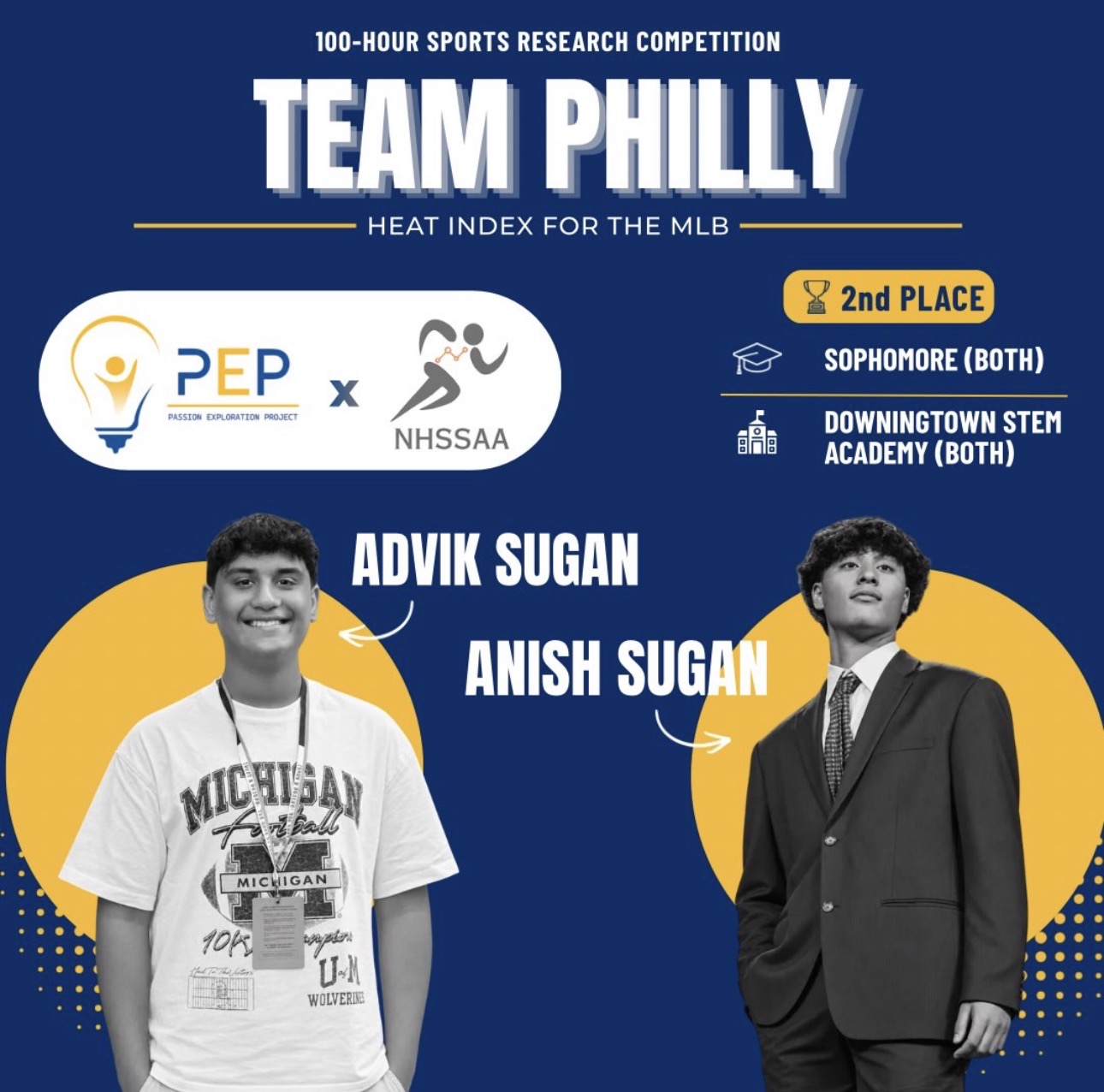 PEP NHSSAA Second Place Winner: Team Philly